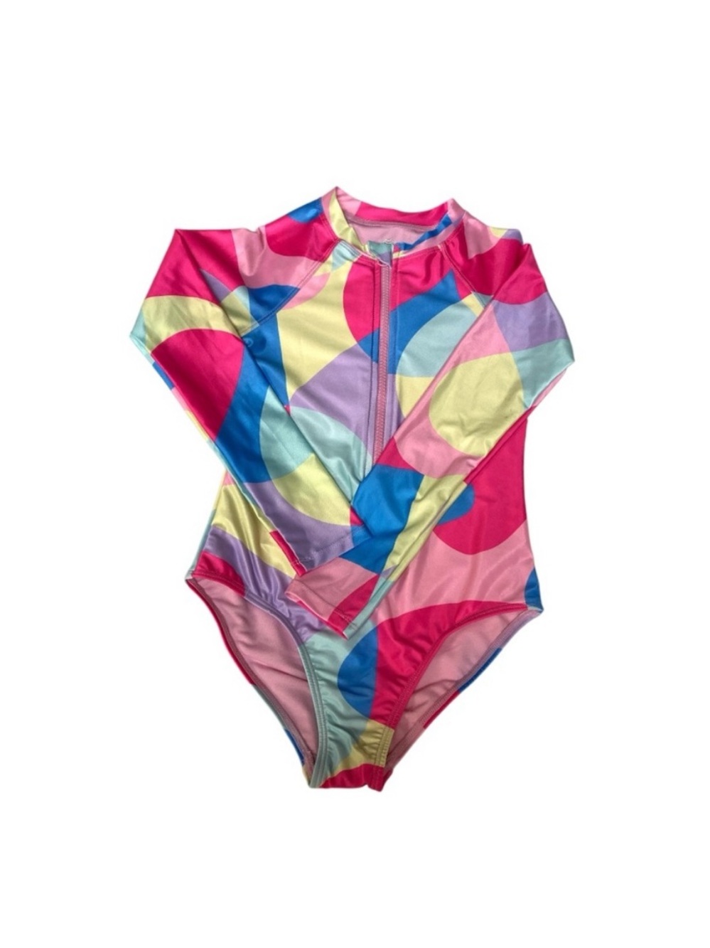 Wonder Nation Pink and Blue Rashguard Swimwear